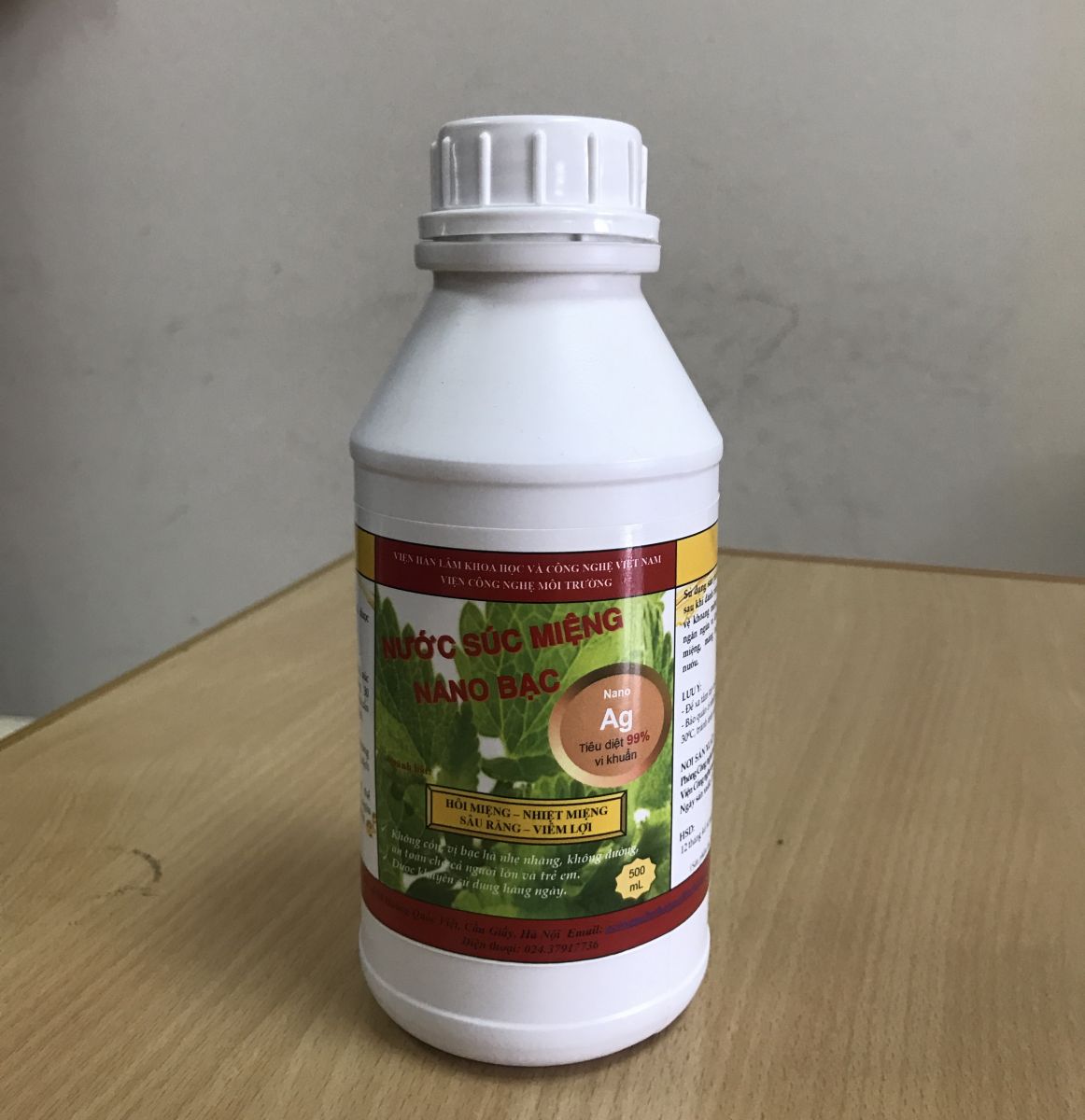 Nước súc miệng nano Bạc